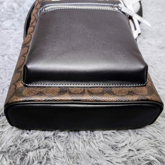 Coach Brown and Black Men's Backpack - Picture 7 of 10